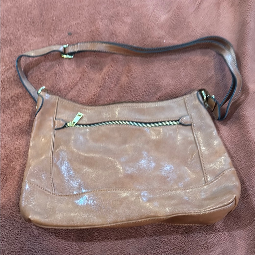 Kelly & Katie Tan Shoulder Bag with Adjustable Strap